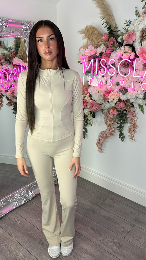 Nude Active Zip Top Jacket